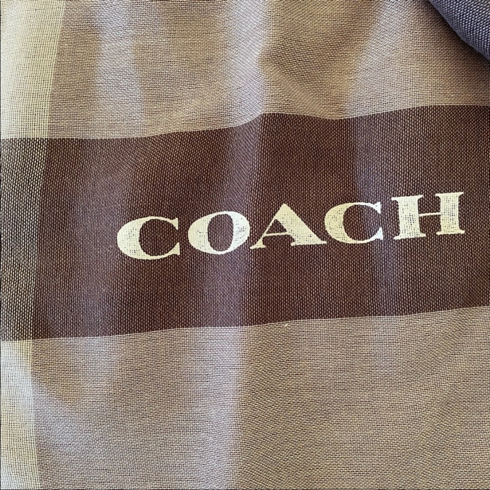 Coach big shawl scarf